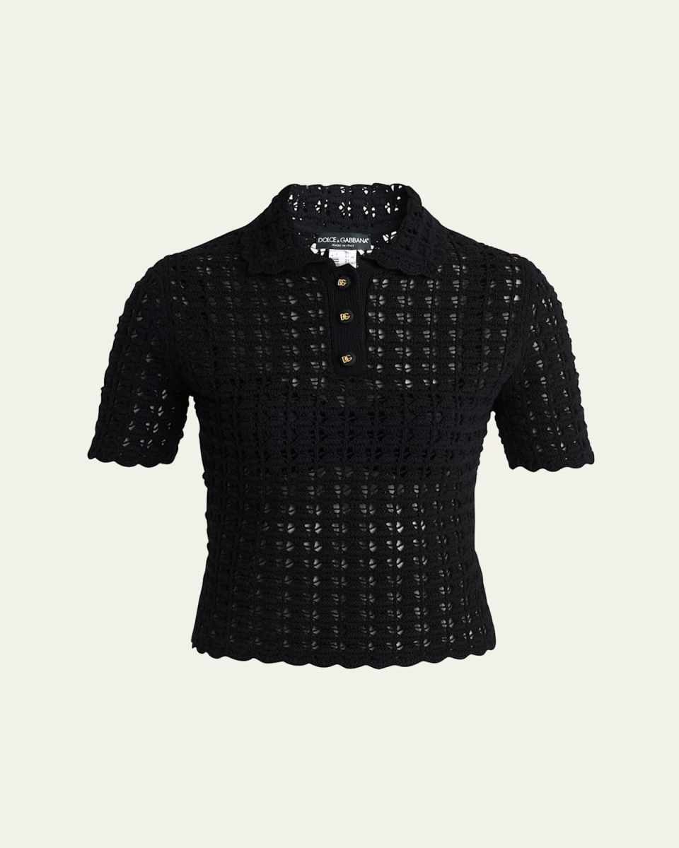 Polo Crochet Top